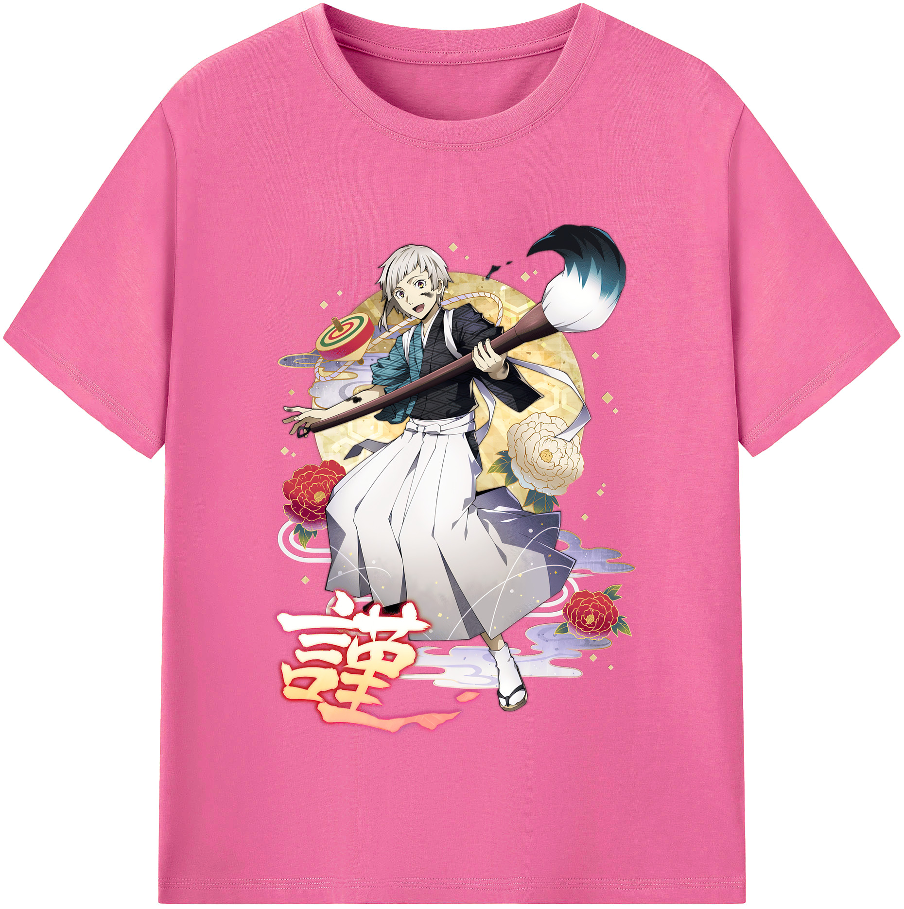 （画像用） 文豪ストレイドッグス Bungo Stray Dogs レディースカジュアルプリントTシャツ（綿100％）